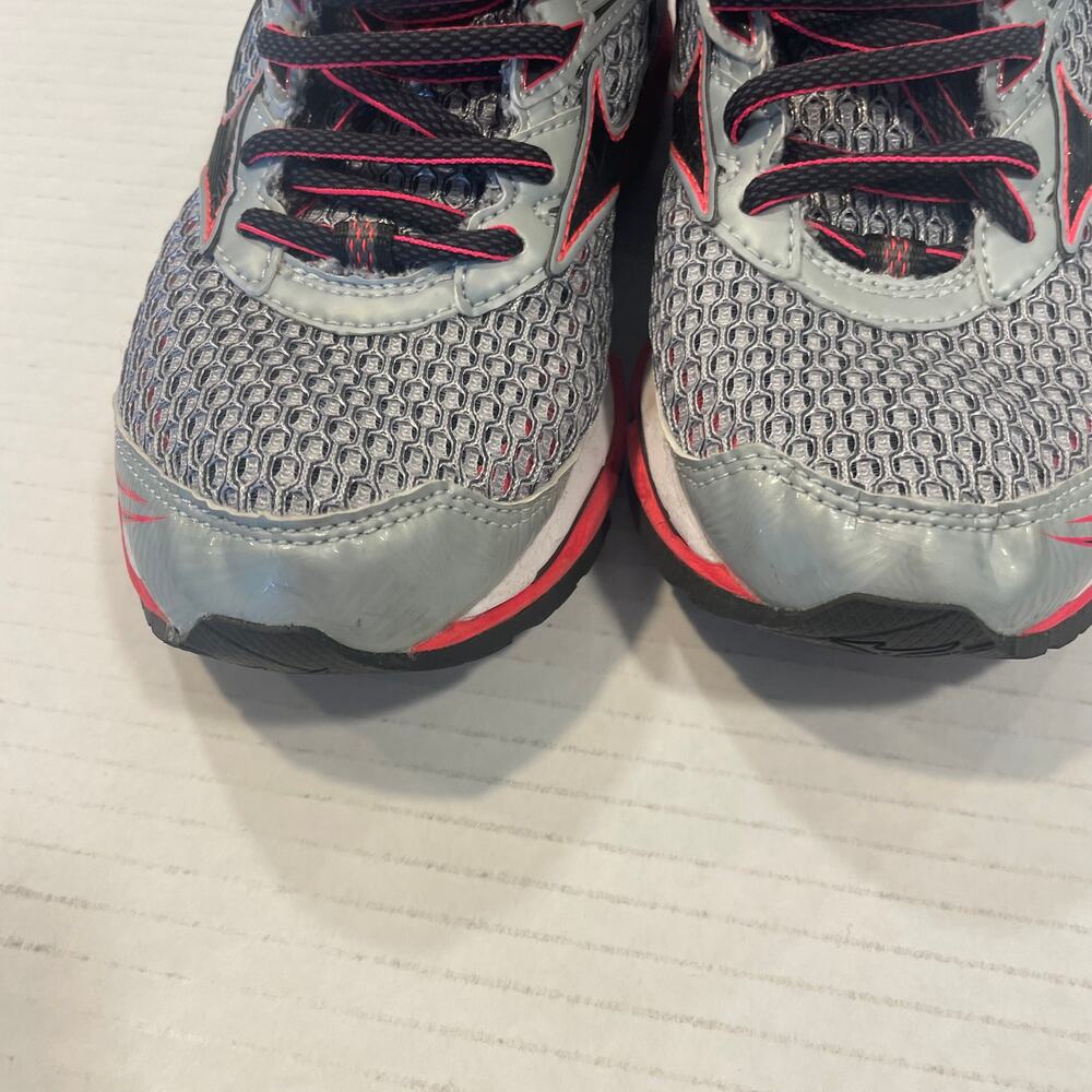 Mizuno Women's Wave Enigma 6W gray  pink running shoes athletic sneakers gym - Picture 9 of 15